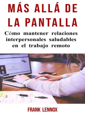 cover image of Más Allá De La Pantalla
